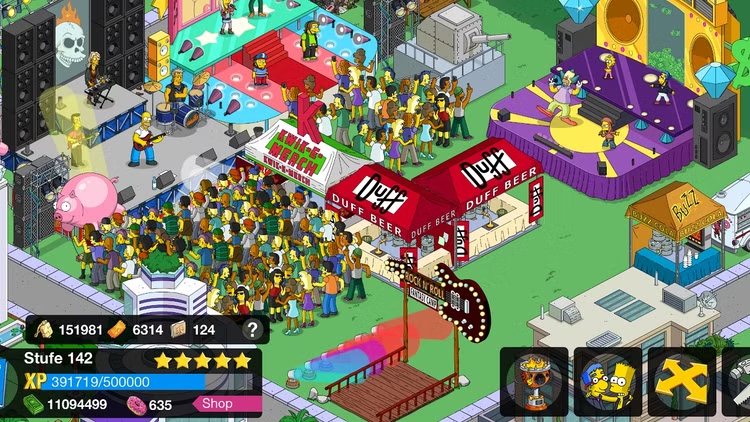 Jogos dos Simpsons Tapped Out